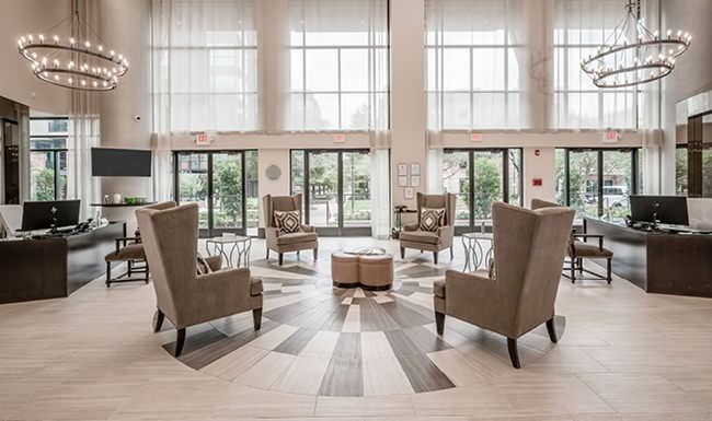 Indulgent Details spacious clubhouse with kitchen