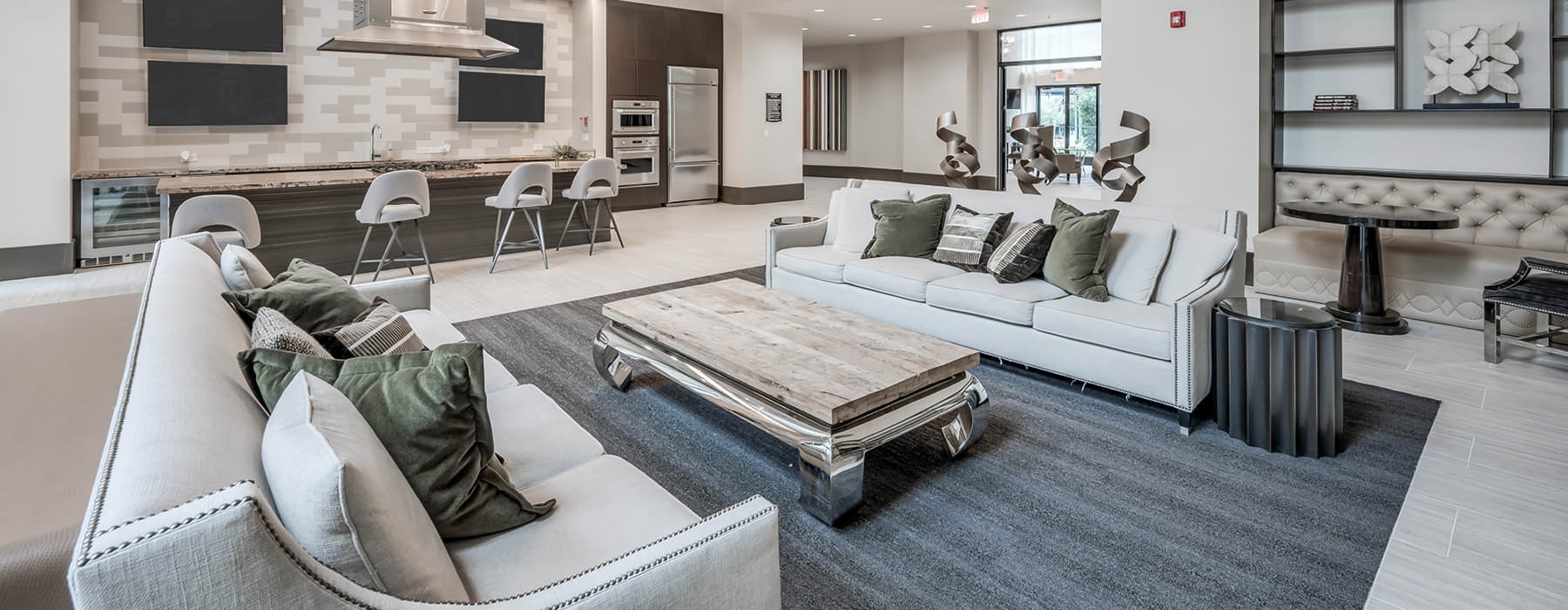 Privacy Policy Page spacious clubhouse with kitchen